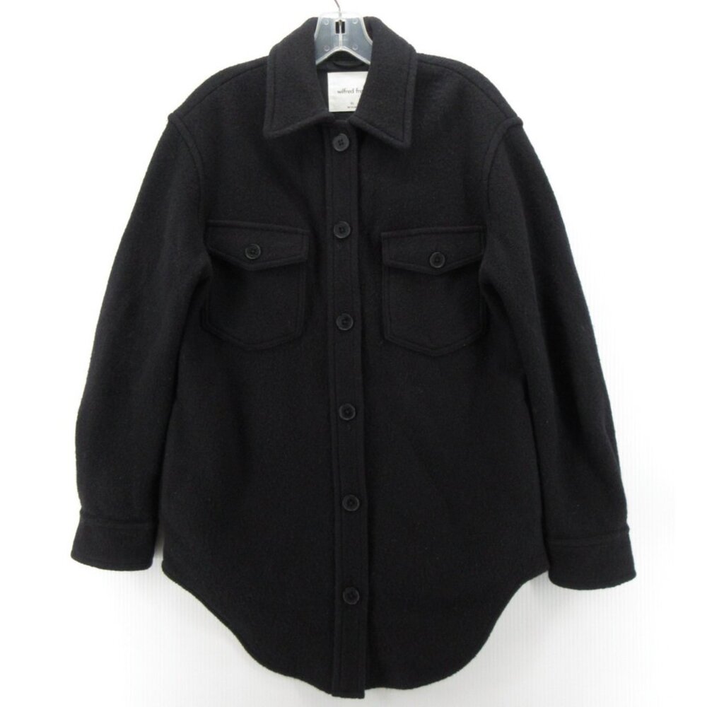 Wilfred Black Button-Up Jacket